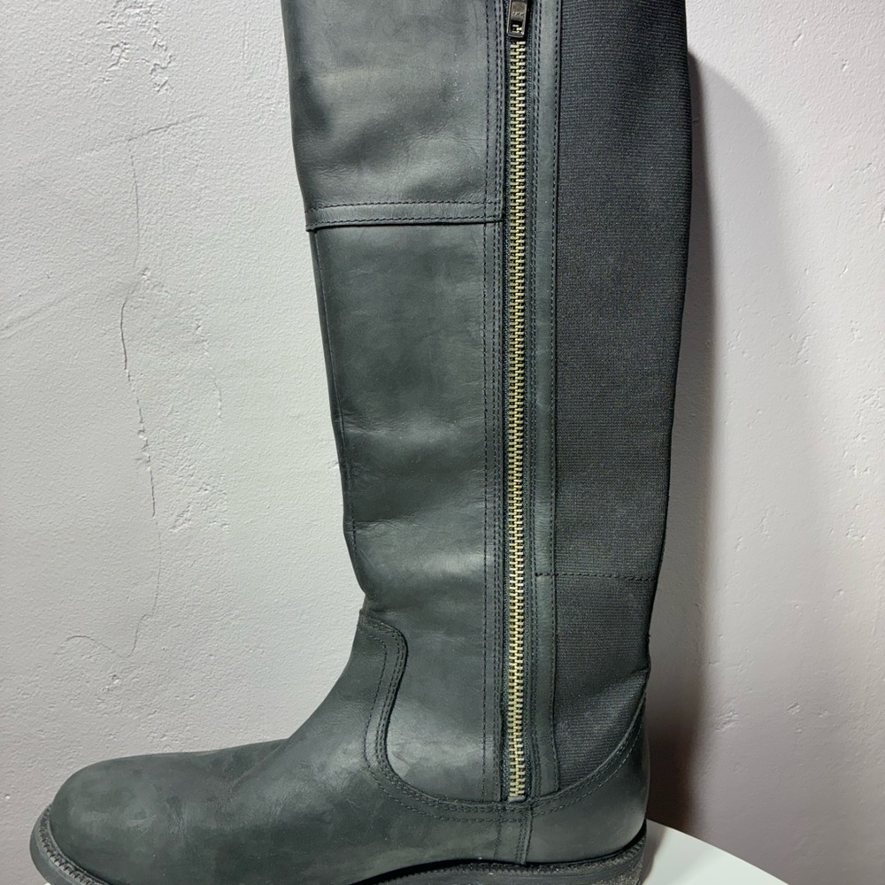 Ariat Black Tall Knee-High Waterproof Riding Boots with Side Zipper 9.5